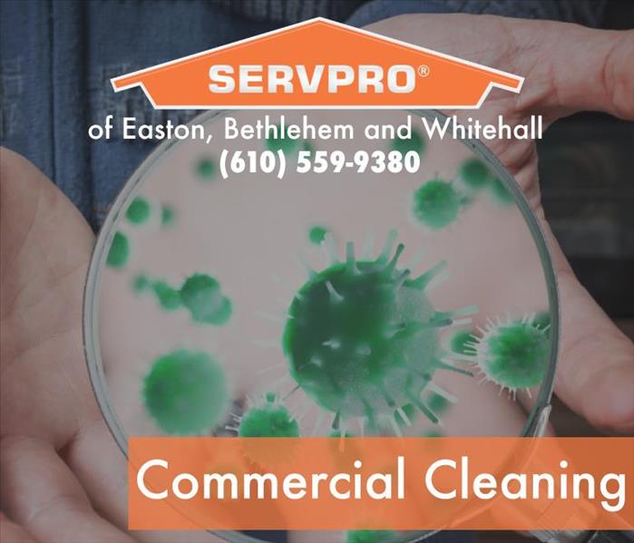 Commercial cleaning flyer with phone number on.