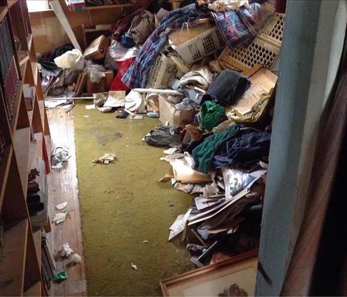 Room in a hoarding house.