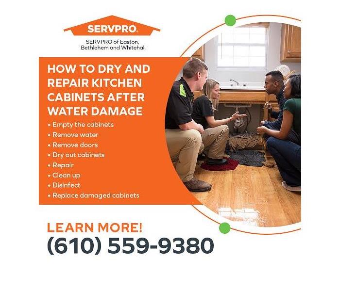 SERVPRO experts with clients